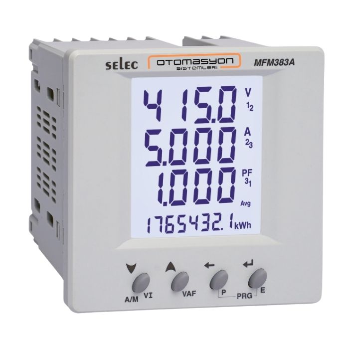 Selec Ekonomik LCD Cok Fonksiyonlu Olcum Cihazi MFM383A Selec Ekonomik LCD Cok Fonksiyonlu Olcum Cihazi MFM383A