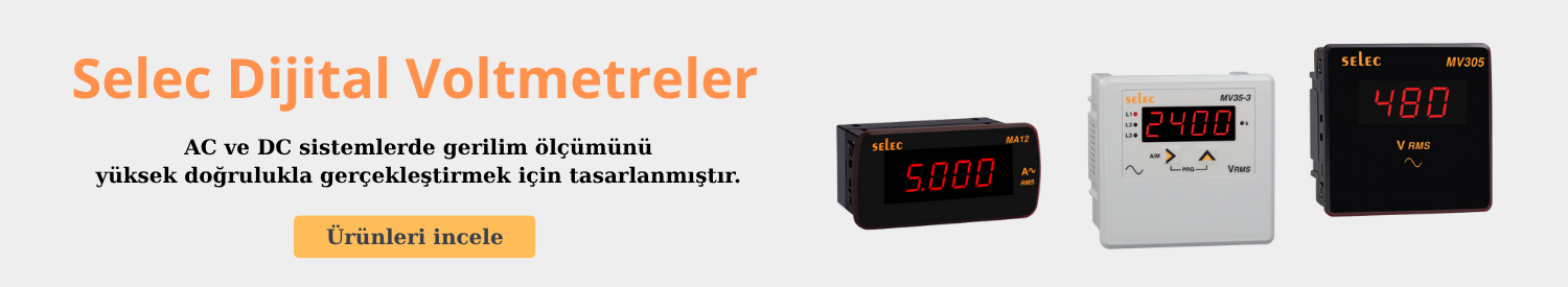 Selec Dijital Voltmetreler