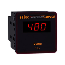 Selec MV205 LED Voltmetre, 1Ø, 72x72mm